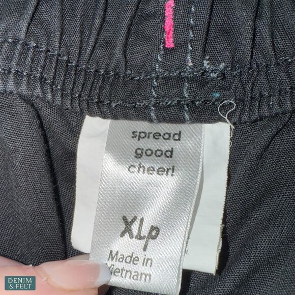 WonderWink WonderFlex Black Boot Cut Scrub Pants XLP Stretch Pockets Workwear - Picture 5 of 6